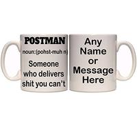 Maccna-Arts Postman Noun Funny Personalised Mug (T3) 11oz & 15oz Mug (11oz)