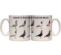Maccna-Arts Racing Pigeon Personalised Mug (SP8) 11oz & 15oz Mug (15oz)