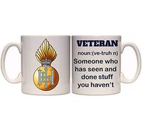 Maccna-Arts Royal Highland Fusiliers Veteran Noun Mug (MI17) Military Army 11oz (11oz)