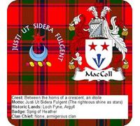 MacColl Scottish Clan Scotland Square Fridge Magnet Fantastic Souvenir
