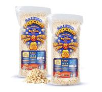 MacCorns - 2 Bulk Pack Salted Popcorn - 2 x 2.1kg Bulk Pack - Salted Popcorn for Kids & Adults - Traditional Popped Popcorn, ideal for Events, Movies,Party