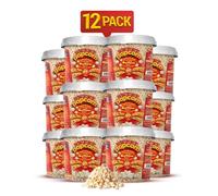 MacCorns Sweet Popcorn Bucket | 10ltr Reusable Bucket of 600g Sweet Popcorn| Crispy & Delicious Sugar-Coated Popcorn Ideal For Parties, Events & Movie Nights | Free from Dairy & Nuts - 12 Pack