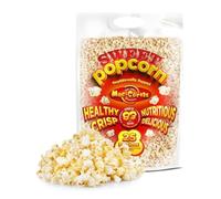 MacCorns Sweet Popcorn Mega Pack | Resealable Carrier Pack of Sweet Popcorn | Crispy & Delicious Sugar-Coated Vegan | Ideal For Parties, Events & Movie Nights | Free of Nuts & Dairy (1 kg (Pack of 1))