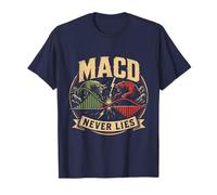 MACD Never Lies Trader Dad Trading Chart Technical Analysis T-Shirt