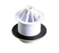 Macdee 1 1/2" Plastic Dome Urinal Waste - Pack of 5