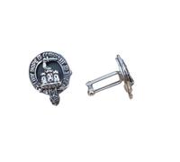 MacDonald of Clanranald Clan Crest Pewter T-Bar Cufflinks
