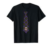 MacDonald Tartan Necktie & Clan Badge T-Shirt