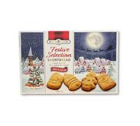 Macdonalds Festive Shortbread Selection 175g - Classic Scottish Tray Baked Shortbread - Traditional Christmas Biscuit Gift - Baked in Scotland