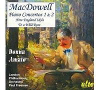 Macdowell Piano Concertos - Donna Amato Compact Disc