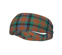 MACDUFF HUNTING ANCIENT TARTAN Tartan Rotated Workout Headbands Non Slip Elastic Sweatbands for Men and Women