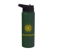 Macedon Alexander The Great Sun Ancient Empires Stainless Steel Insulated Water Bottle