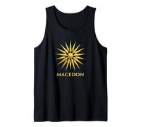 Macedon Star of Vergina Ancient Greek Kingdom History Tank Top
