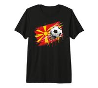 Macedonian Flag Boys Kids North Macedonia Premium T-Shirt