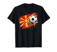 Macedonian Flag Boys Kids North Macedonia T-Shirt