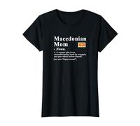 Macedonian Mom Definition Superwoman Mother Pride T-Shirt