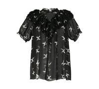 Macgraw Migration Bird Print blouse - Black 6