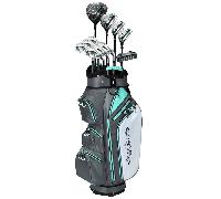 MacGregor ZT1 Ladies Golf Package Set, Graphite 6-SW, Cart Bag, Right Hand, Grey/Turquoise