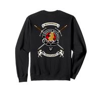 MacGregor Clan Badge Rob Roy Tartan & Swords (back) Sweatshirt