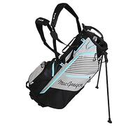 MacGregor Golf Ladies VIP 14 Divider Stand Carry Bag with Full Length Dividers (Black/Grey/Sky Blue)