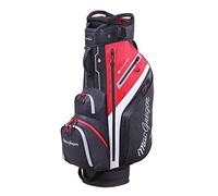 MacGregor Golf MACTEC 15 Series Water Resistant Golf Club Cart Bag, 10", Black/Red