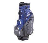 MacGregor Golf MACTEC 15 Series Water Resistant Golf Club Cart Bag, 10", Navy/Grey
