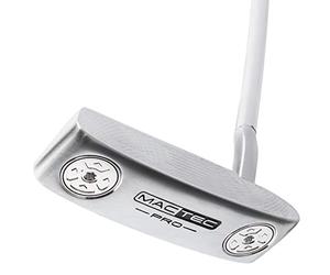 MacGregor Golf MACTEC Pro 1 Putter, Right Hand, Silver, 34"