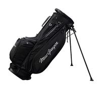 MacGregor Golf Response Stand Bag with 9" 6 Way Divider Top, Black/Silver