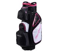 MacGregor Golf VIP Deluxe 14-Way Ladies Trolley Bag, 9.5" Top, Black/White/Pink