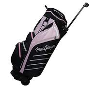 MacGregor Golf VIP Ladies Trolley Bag with Built In Wheels/Handle, 14 Way Divider (Black/Pink)