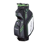 MacGregor Principal 10" Golf Cart Bag, 14-Way Top With Dividers And 9 Pockets, Black/Grey/Green