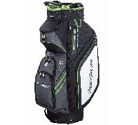 MACGREGOR PRINCIPAL GOLF CART BAG - BLACK / GREEN +FREE GIFT