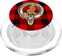 MacGregor Scottish Clan Badge & Rob Roy Tartan PopSockets PopGrip for MagSafe