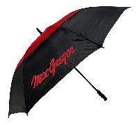 MACGREGOR STORM 64" VENTED GOLF UMBRELLA - BLACK / RED