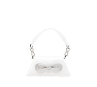 MACH & MACH bow chain tote bag - White One Size
