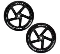 Mach1 Kick Scooter Wheel Set Including Ball Bearings and Spacer, 145 x 30 mm Without LED, Set of 2, Cityroller Replacement Tyres