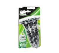 Gillette Mach3 Sensitive Mens Disposable Razors, 3 Count