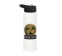 Macha Ancient Irish Goddess Triskelion Symbol Stainless Steel Insulated Water Bottle