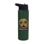 Macha Ancient Irish Goddess Triskelion Symbol Stainless Steel Insulated Water Bottle
