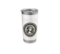 Macha Ancient Irish War Goddess and Horses Stainless Steel Insulated Tumbler