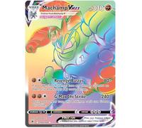 Machamp VMAX 194/189 Rare Rainbow Pokemon Card (SWSH Astral Radiance) + 1x TitanCards® Toploader