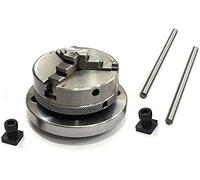 MachEl 65mm 3-Jaw Self-Centering Chuck with Back Plate & T-Nuts for Milling - Precision Workholding Solution