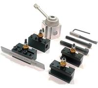 MachEl Aluminium body quick change tool post set for mini lathe machine