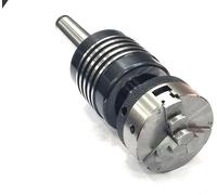 MachEl High Precision 2MT Shank Revolving Live Center M12x 1 with 50 mm 3 Jaw Self Centering Chuck-Lathe's Tailstock