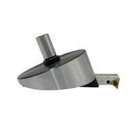 MachEl Large Head 4" / 100 mm Diameter Fly Cutter with Carbide Indexable Tip Facing Tool (3/4" / 19 mm Straight Shank)
