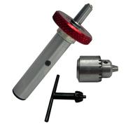 MachEl Micro Drill Chuck Adapter with Mini Quill, 1/2" Shank, JT0 Taper, Precision Rotary Tool Accessory with Manual Feed Knob for Accurate Micro Drilling