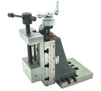MachEL Mini Vertical Milling Slide with 2” / 50 mm Steel Vice & Base Plate - Direct Mount for 7x14 Mini Lathe