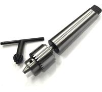 MachEl MT2 Shank Teng Style Arbor with JT0 Drill Chuck Capacity 0.3 to 4mm- For Mill, Lathe, Drill Press
