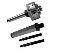 MachEl Small chucks 50 mm 4-Jaw Self-Centering Chuck with MT1 & MT2 Arbors