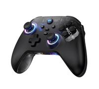 Machenike G3V2 Bluetooth Gaming Controller With Hall Effect Joysticks & Triggers, Remappable Buttons, 1000mAh Battery, 1000Hz Gamepad with Dual Vibration - for PC/Switch/iOS/Android, RGB, Black ST