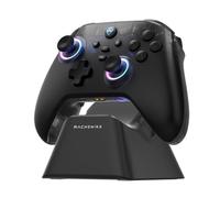 Machenike G3V2 Gaming Controller PC with Charging Dock, Force-Adjustable Joystick, Wireless PC Controller for Switch 2,Switch,iOS,Android, 1000Hz Polling Rate and 1000mAh, RGB Lighning, Black